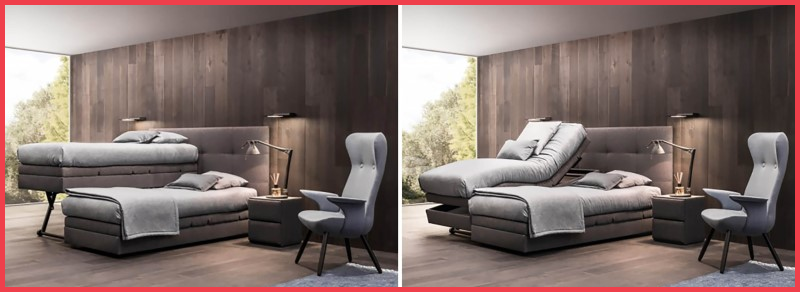 seniorenbed in verschillende opstelling